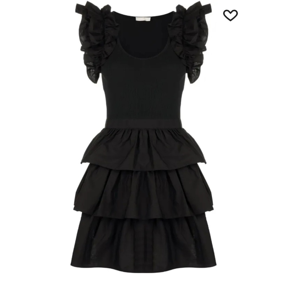 Ulla Johnson Ruffle Trim tshirt dress Elegant t-shirt